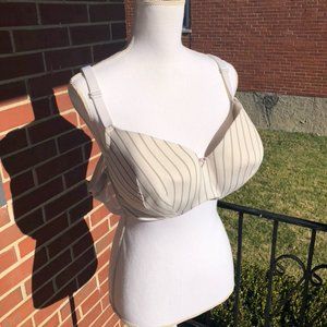 CACIQUE 46C lightly lined balconette striped